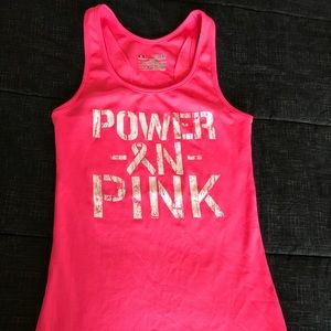 FINAL 💰 RARE Pink Under Armour Heat Gear Tank XS
